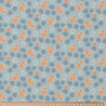 Algodón estampado BEKKOU Azul / Naranja